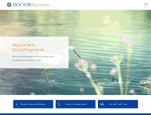 Tablet Screenshot of doctorpayments.com